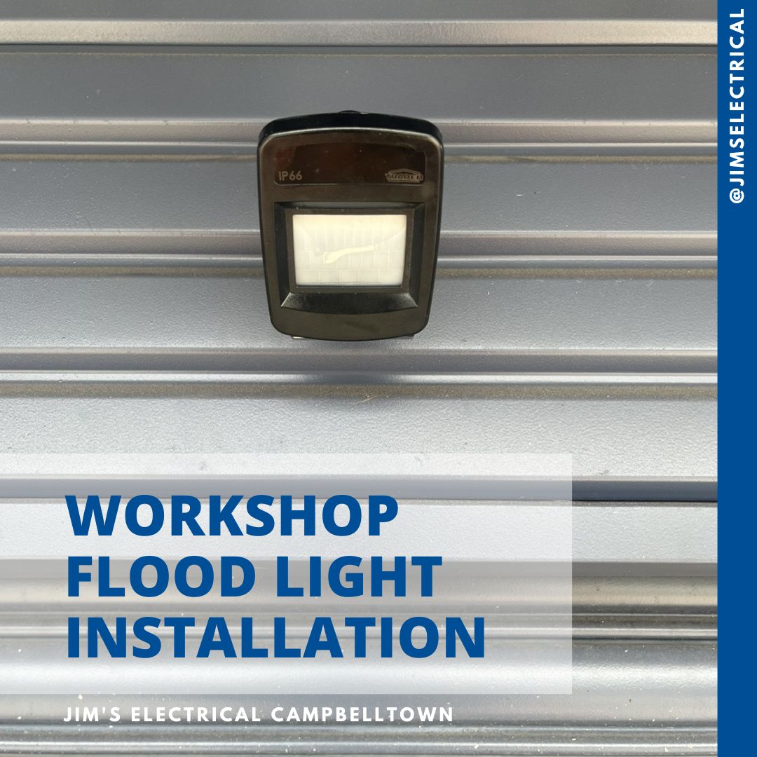 Workshop Floodlight Installation